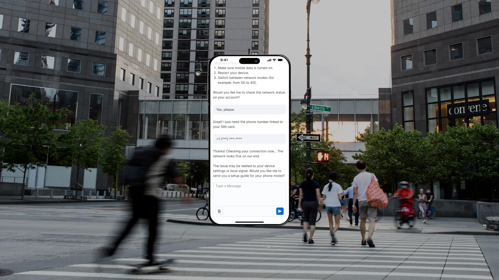 Multi-Functional AI-Powered Customer Chatbot for a Telecom Provider