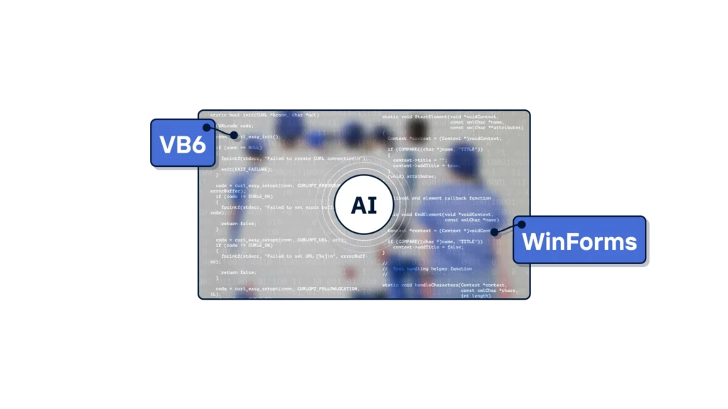 Intelligent Refactoring of a Legacy VB6/WinForms HealthTech System
